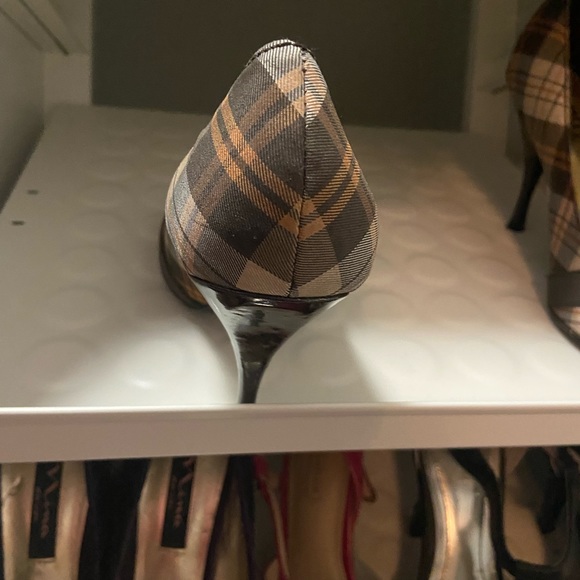 Brown Tartan JLo Stiletto Heals - Picture 4 of 4